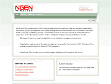 Tablet Screenshot of ngenwireless.com